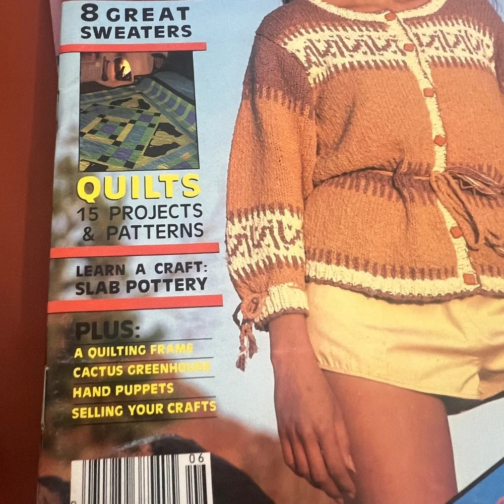 Vtg‎ Handmade Magazine Lot 1984 June No 14 August No 15 Sewing Quilting Patterns